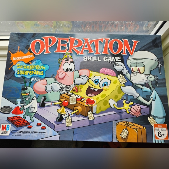 Spongebob operation Milton Bradley mint contition no buzz great deal light works - Picture 2 of 15